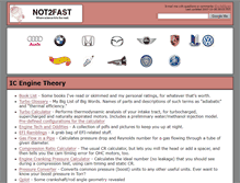 Tablet Screenshot of not2fast.com